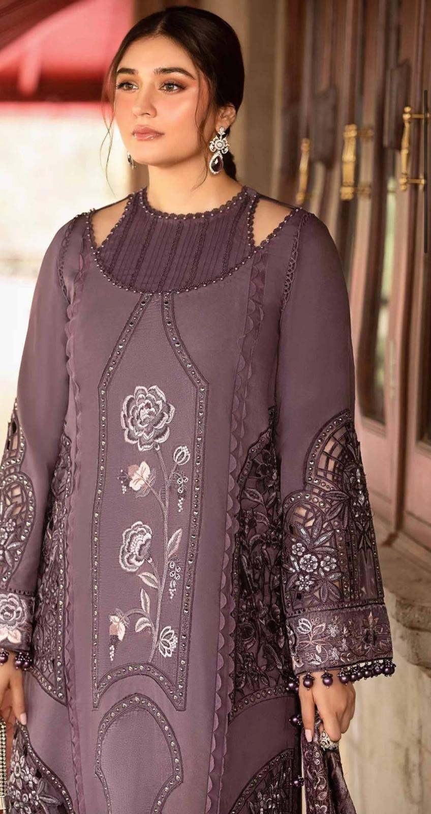 Women Stitched Maria B. Embroidered Suit